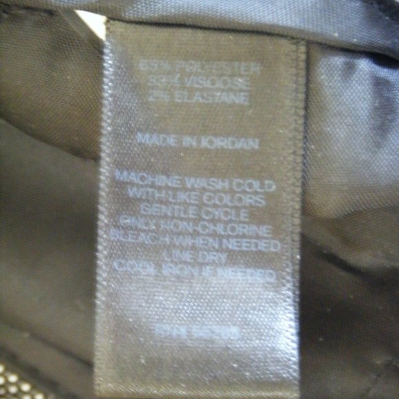 Black and White Express Editor Trouser Slacks with Pockets Ladies Size 0 - Picture 9 of 9